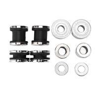 Yechiry Detachable Sissy Bar Docking Hardware Kit, Adjustable Accessory for Touring 1997 2008, Metal Sissy Bar Mounting Kit