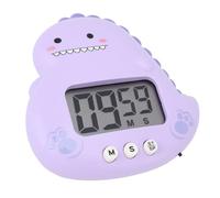 Yechiry Digital Kitchen Countdown Timer in Cute Dinosaur Design for Kids Cooking and Study (Purple)