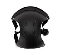 Yechiry Dog Motorcycle Helmet With Adjustable Fit for Safe Outdoor Adventures Large Breeds ABS and Sponge Construction (Black)