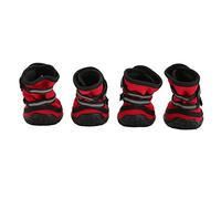 Yechiry Dog Shoes, Reflective Sole Comfortable Protectors with Adjustable Straps, Ideal for Outdoor Walking on Ice, Rainy & Snowy Days (L)