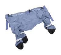 Yechiry Dog Suspender Boots, Breathable Water Proof Non Slip Adjustable Dog Shoes with Reflective Strips, All in One Connected Protector for Outdoor Walking, Snow, Rain, Hiking (XL)