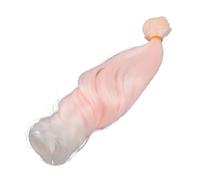 Yechiry Doll Wig, Long Curly Hair, Soft Silk Wig with High Temperature, Ideal for Doll Styling and Decoration, 25cmx1m (Roman Curly)