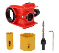 Yechiry Door Lock Installation Kit Mortise Tool Remove Extra Materials Lock HSS Hole Saw Drill Bit Mounting Accessories for Wood Metal Doors