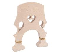 Yechiry Double Bass Bridge, Adjustable Brass Screw, Premium Maple Wood, Easy Installation, Violin Part for Stability and Intonation, Replacement to Enhance Performance (1/2)