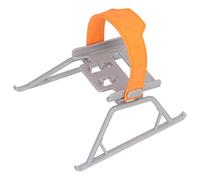 Yechiry Drone Landing Gear, Foldable Height Extended Landing Gear, 2.5cm Stable Takeoff with Soft Silicone Strap Anti Drop Buckle, Ideal for Mini 3 Mini 3 Pro Drone (Orange)