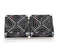 Yechiry Dual Semiconductor Refrigeration, Thermoelectric Peltier Cooling System, Silent Cooling Module with No Noise & Vibration, Ideal for Small Space, Pet Bed & Test Bench