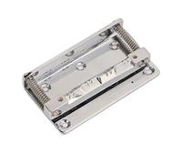 Yechiry Durable Metal Mandolin Bridge 8 String Saddle Bridge Plate for Enhanced Musical Performance