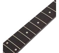 Yechiry Electric Guitar Neck Black Maple 22 Frets Durable Truss Rod Replacement for Guitar Players Canadian Maple + Rosewood 26.6in for Musicians