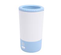 Yechiry Electric Pet Foot Washer, Automatic Dog Foot Cleaner Cup with One Click Start Safe Plastic Design, Portable Muddy Cleaner for Dogs Cats (Blue)