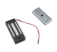 Yechiry Electromagnetic Lock DC12V 60KG Heavy-Duty Magnetic Door Lock with Power-On Locking for Home and Office Security - Premium Aluminium Alloy Construction