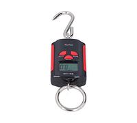 Yechiry Electronic Hook Scale, Digital Hanging Scale, Portable Crane with 360° LCD Purple Backlight, Ideal for Grocery, Luggage & Fishing, 200kg (Red Black)