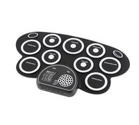 Yechiry Electronic Set USB Rechargeable Dual Speaker Kids Roll Up Practice Pad for All Environments White