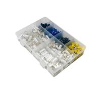 Yechiry Ferrule Crimping Tool Kit, 440pcs Copper Terminal Connectors, Connectors Kit with Retardant Insulation for AWG 10 12 14 16 2 4 1 0 2 0 Gauge Electrical Connections