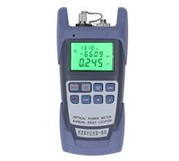 Yechiry Fiber Optic Power Meter Optical Power Meter Fiber Tester with 7 Wavelengths 850nm-1625nm 2.5mm Standard Interface, Ideal for Communication Engineering Maintenance (10MW)