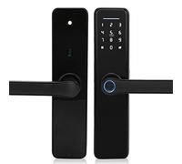 Yechiry Fingerprint Smart Door Lock, Biometric Door Lock, Digital Fingerprint Padlock with Multiple Unlock Methods IC Card Password Mechanical Key for Home Office Smart Security
