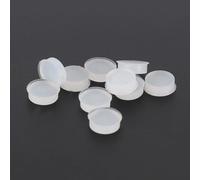 Yechiry Flute Hole Plug Replacement Kit, Set of 10 Soft Rubber Plugs for Musicians, 7x2.5mm Size, White CF98 and Transparent CF99 (Transparent CF99)