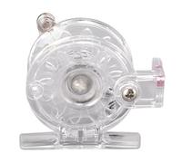 Yechiry Fly Fishing Reel, Plastic Right Hand Retrieve Smooth Traction Anti Corrosion Large Capacity with Comfortable Handle & Clear Sound, Ideal for Sea Fishing Ice