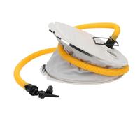 Yechiry Foot Air Pump Portable Dual Action Inflator for Inflatable Boats Kayak Swimming Ring, Plastic Material