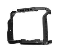 Yechiry Full Camera Cage, Protection Frame Rig with Cold Shoe, 1/4 Inch 3/8 Inch Locating Hole Aluminum Alloy Video Cage, Fit for A7R5 Vlog