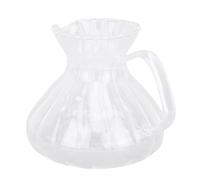 Yechiry Glass Coffee Server 500ml, Glass Transparent Pour Over Coffee Pot, 500ml Capacity Carafe for Home, Office, Cafe