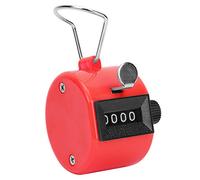 Yechiry Hand Tally Counter with Metal Hook, 4-Digit Reset | Durable ABS plastic, Easy to carry, Available in multiple colors, Suitable for sports, Up to 9999 counts
