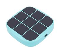 Yechiry Handheld Toe Game 4 in 1 Electronic Puzzle Console, Memory Flashes Puzzle Game, 2 Player Mode Console with Portable Design, Ideal for Travel Family Nights (Cyan)