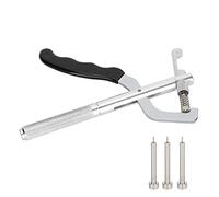 Yechiry Handheld Watchband Pliers Exquisite Workmanship Watch Strap Removing Tool Alloy and Rubber Material for Watch Makers and Repairing Workers Practical 5.5in Size