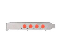 Yechiry HDD Power Control Switch Hard Drive Selector for Desktop PC, Durable Drive Switcher with 4 Self-Locking Mechanical Switches, Ideal for Multiple System Management