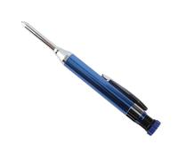 Yechiry Heavy Duty Mechanical Carpenter Pencil with Sharpener Long Nose for Deep Hole Woodworking and Construction Supplies (Blue)