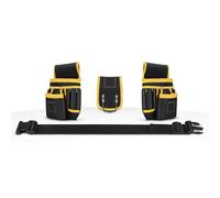 Yechiry Heavy Duty Oxford Tool Belt, Widened Padded Waist Bag, Multi Pocket Utility Pouch Adjustable Work Belt with Fast Detach Buckle for Electricians DIY Organized Storage (Yellow)