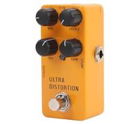 Yechiry High Gain Distortion Guitar Pedal, Aluminum Alloy Housing Gain Distortion Guitar Effect Pedal DC9V, Gain Distortion Electric Guitar Effects Pedal Mini Single Type