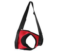 Yechiry High Grade Dog Pulling Vest, Comfortable Walking Aid for Old & Injured Dogs, Front & Rear Leg Support (Red hind legs L)
