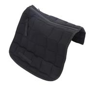 Yechiry Horse Saddle Pad, Breathable Washable Shock Absorbing Riding Equipment, Ergonomically Designed Comfort Pad with Durable Build, Ideal for Horseback Riding & Training (Black)