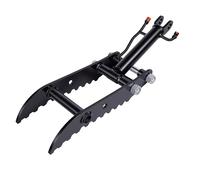 Yechiry Hydraulic Thumb Kit Fit for Mini Excavators, Precision 3 Hole Attachment with L Bracket and Hoses for Models Under 3 Tons