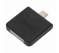 Yechiry ID Card Reader, Type C Smart Card Reader 125Khz Portable with Builtin Buzzer for ID Reading (Black)
