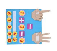 Yechiry Interactive Felt Busy Book for Kids with Addition and Subtraction for Educational Play in Bright Colors 31 X 29.8cm