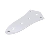 Yechiry Jazz Bass Control Plate, Compatib le with Most Jazz Bass Guitars | Heat Resistant Steel Construction, DIY Friendly Blank 4 Hole Design Replacement Plate