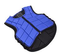 Yechiry Kids Equestrian Body Protector Vest, Comfortable and Durable Foam Safety Gear in Blue, Perfect for Horse Riding Activities in Any Season (CM)