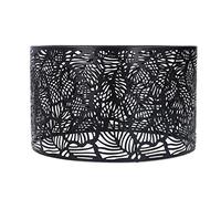 Yechiry Lampshade Modern Decorative Style Fine Lighting for Living Room and Hall E14 E27 Iron 25cm (Black)