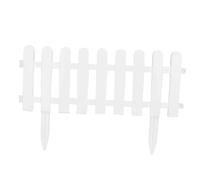 Yechiry Landscape Edging, 5pcs Interlocking Plastic Decorative, Small Picket Panels Garden Lawn Border with Ground Stakes for Flower Beds Walkways Edging