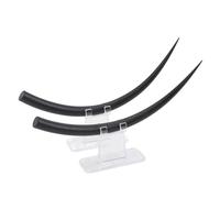 Yechiry Large Eyelash Display Model for Training Demonstration with Design and Sturdy Base, Ideal for Beauty Schools, B Curl & C Curl Models (2 pcs)