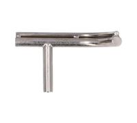 Yechiry Lathe Tool Rest, 16mm 5/8in Diameter Alloy Steel Woodturning Tool Rest, Unique Concave Design for Comfortable Grip, Hardened Steel Bar for Bowl Turning