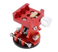 Yechiry Latitude Adjustment Seat, Clear Scale Stable Latitude Adjustment Base, Equatorial Telescope Mount for Equatorial Mount Astrophotography Equipment (Red)