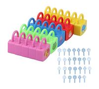 Yechiry Learning Locks Alphabet Toys Set for Kids Educational Counting Toys Stimulate Hands-On Skills for Children 3 Years Plus Plastic 36 Pieces (Letter unlocking)