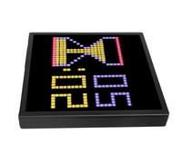 Yechiry LED Pixel Display Frame, APP Control, 16x16 Pixel LED Screen, DIY Graffiti Patterns Text, Alarm Clock for Game Living Room Decoration, Social Media Fans Counter