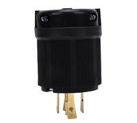 Yechiry Locking Plug, 20A 4 Pin Industrial Grade Twist Lock Adapter, Power Male Plug with 4 Wire Grounding, Ideal for Electrical Connections