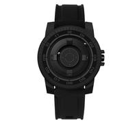Yechiry Magnetics Suspension Watch, Unisex Proof Quartz Wrist Watch, Unique Ball Bearing Time Display Watches Mirror Free Futuristic Watches for Couples & Busy People (Black Circle)