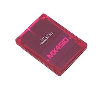 Yechiry Memory Card Adapter Plug and Play Professional Game Console Reader for, Transparent Storage Card Adapter for MX4SIO, ABS Material, Portable (Transparent Red)