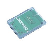 Yechiry Memory Card Adapter Plug and Play Professional Game Console Reader for, Transparent Storage Card Adapter for MX4SIO, ABS Material, Portable (Transparent Blue)