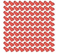 Yechiry Mobile Phone Anti Theft Hook Lock Secure Red Shelf Lock for Supermarket Use 100 Pcs (Aperture 6MM)